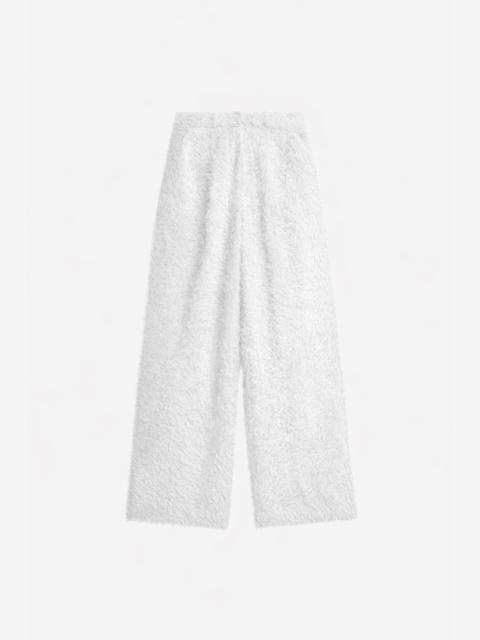 The Frankie Shop Melker Furry Pants - Off White
