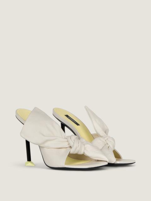 Givenchy BOUDOIR HEELED MULES IN NAPPA LEATHER WITH BOW
