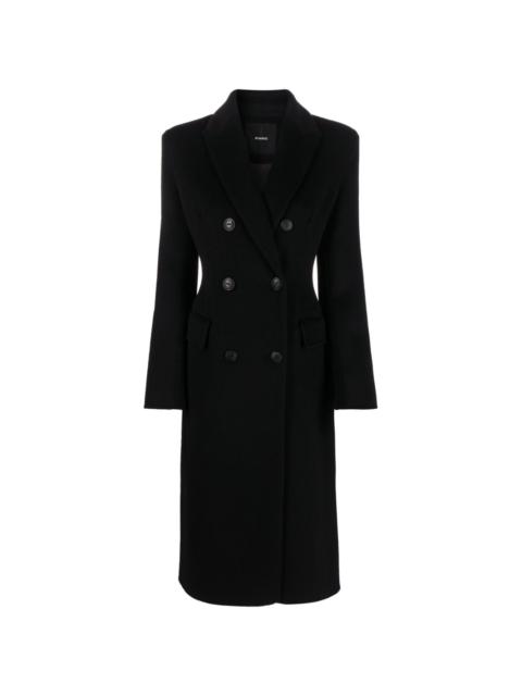 PINKO double-breasted wool coat