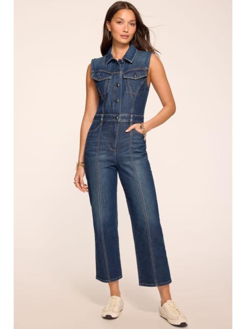 RAMY BROOK Jessie Sleeveless Denim Cropped Jumpsuit