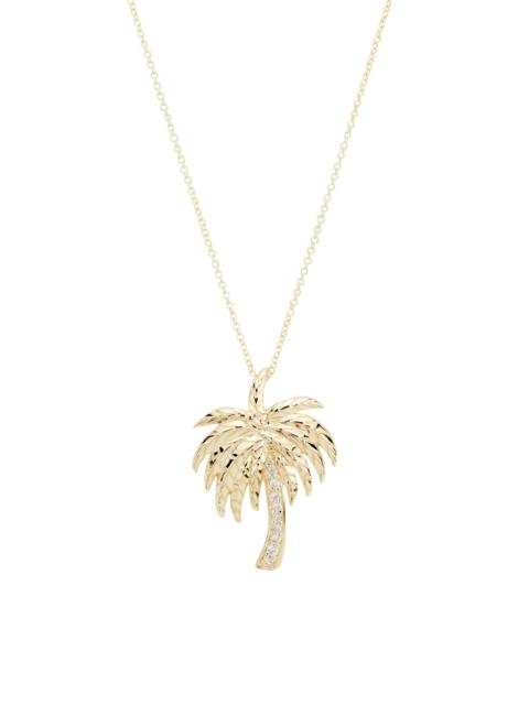 SYDNEY EVAN Women's 14K Yellow Gold & 0.10 TCW Diamond Palm Tree Pendant Necklace - Yellow Gold
