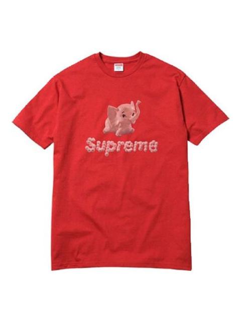 Supreme Supreme SS17 Elephant Tee Red Small Printing Short Sleeve Unisex SUP-SS17-320