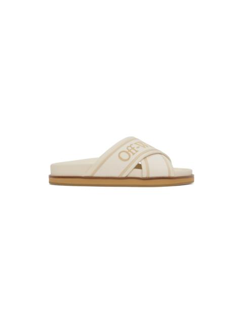 Off-White Off-White Cloud Criss Cross Slides
