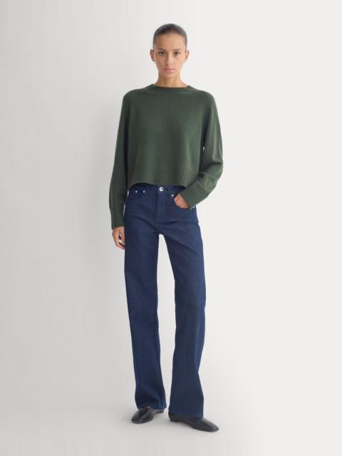 EVERLANE THE BOXY CREW IN CASHMERE