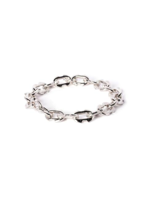 Parts of Four cable-chain link polished-finish necklace