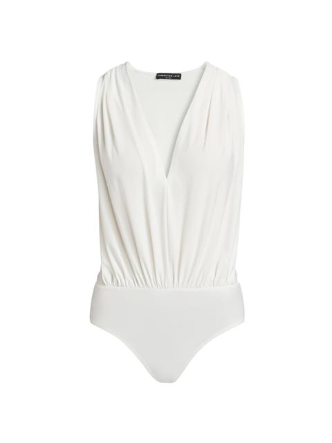 GENERATION LOVE Women's Ansel Draped Jersey Bodysuit - White