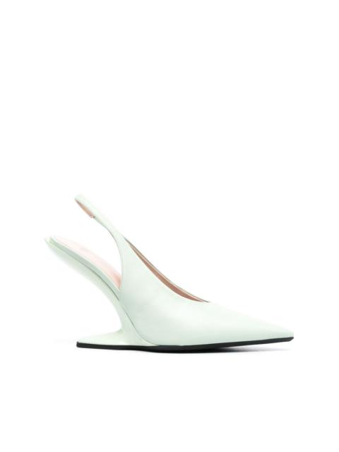 N°21 slingback leather pumps