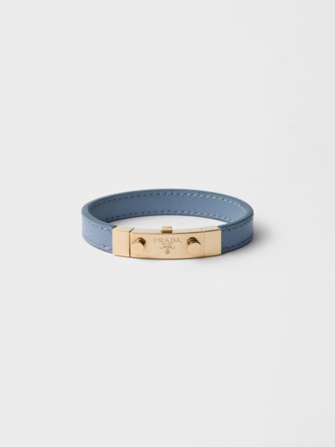 Prada Saffiano leather bracelet