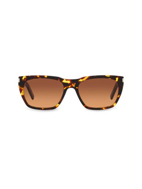 598 tortoiseshell square-frame sunglasses