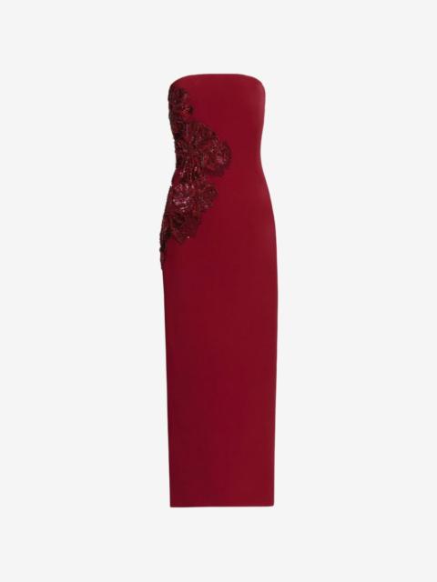 ELIE SAAB strapless maxi dress
