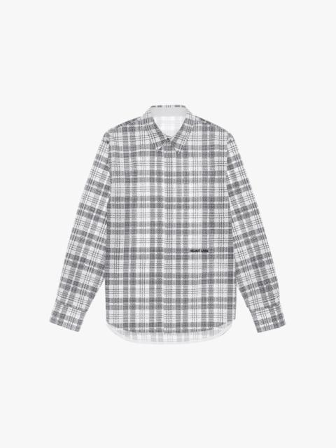 Helmut Lang PLAID LOGO SHIRT