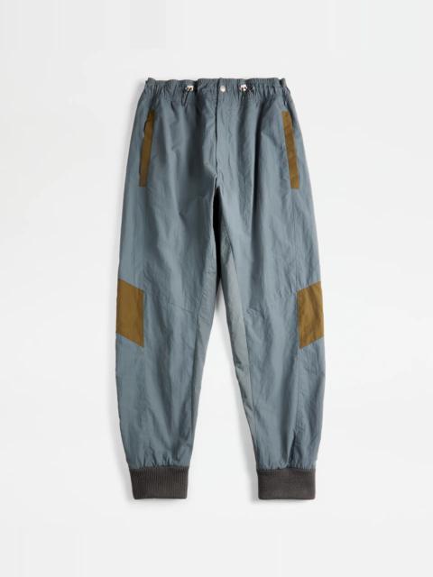 Tod's TOD'S TROUSERS WITH DRAWSTRING - GREY