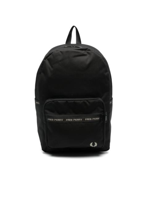 Fred Perry embroidered-logo backpack