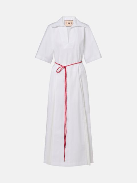 Plan C Cotton-blend shirt dress