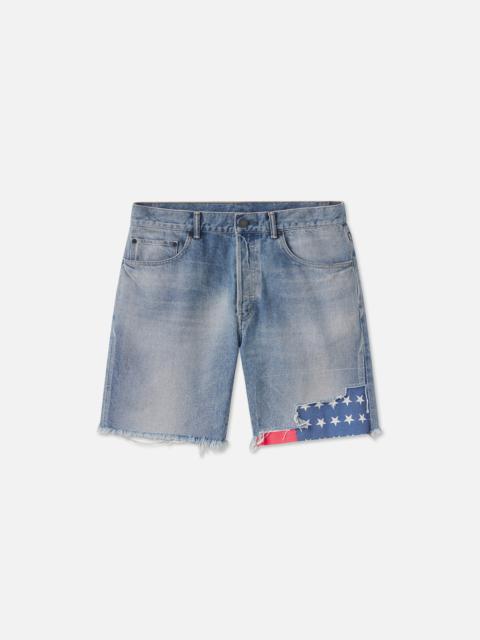 John Elliott BOZEMAN DENIM SHORTS