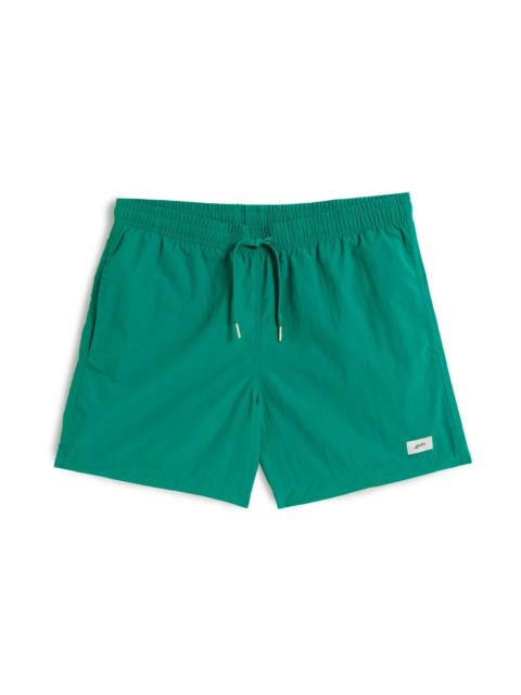 Bather Solid Leaf Swim Trunk