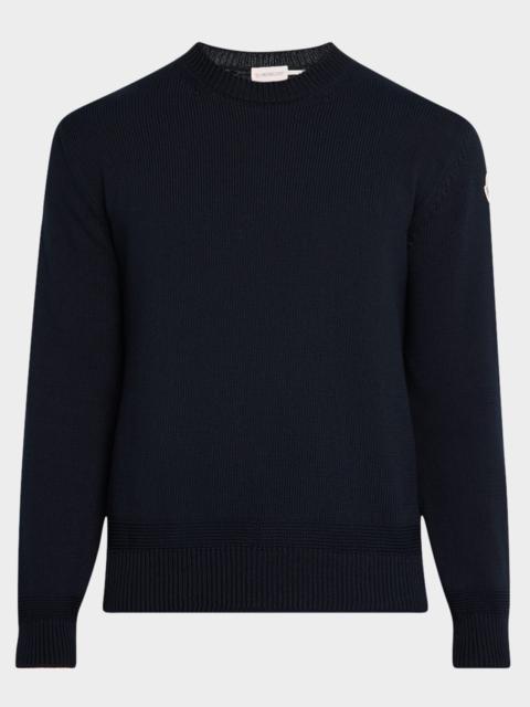 Moncler Men's Cotton Crewneck Sweater