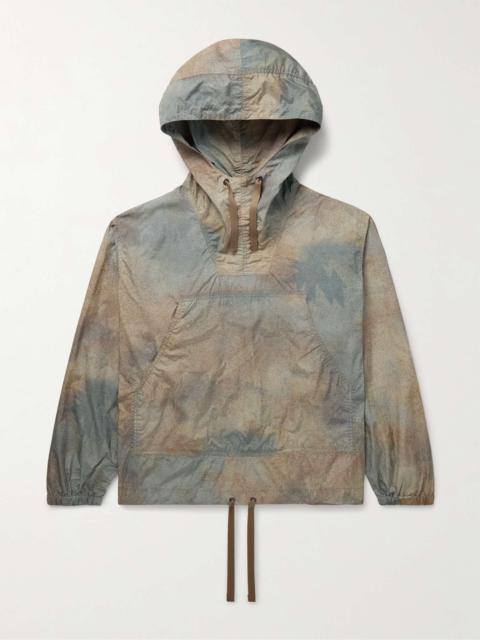 MIL Printed Nylon Hooded Jacket