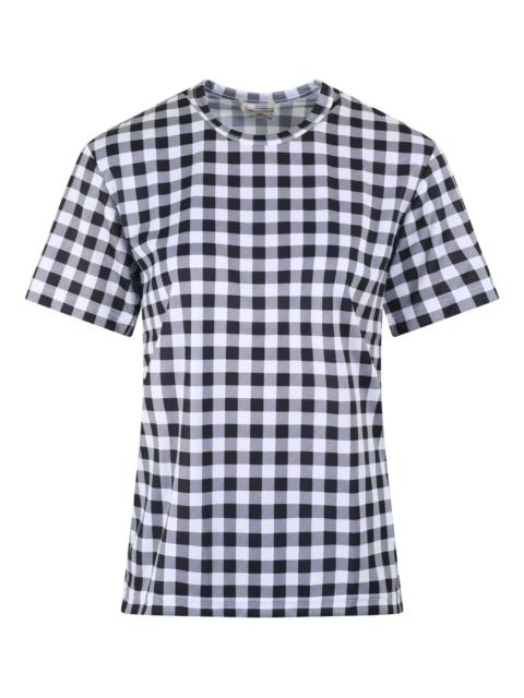 Comme Des Garçons checked T-shirt