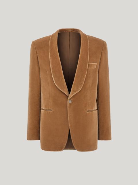 Canali SAND COTTON VELVET REGULAR-FIT TUXEDO JACKET