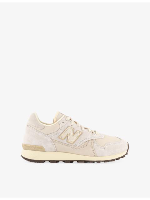 475 Suede and Mesh Trainers