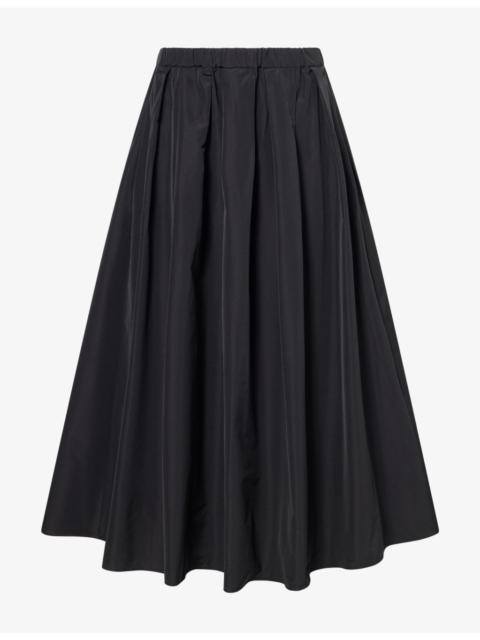 WEEKEND Max Mara Technical Loose-Fit Woven Midi Skirt