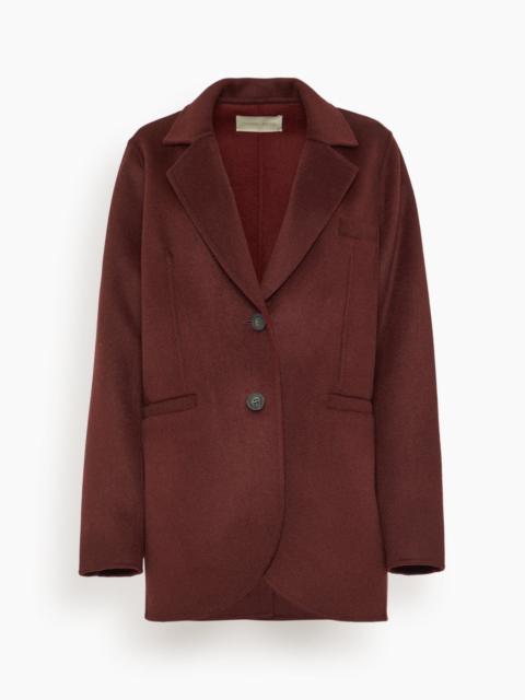 Vanessa Bruno Marc Jacket in Lie de Vin/Bordeaux
