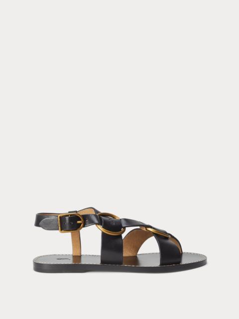 Polo Ralph Lauren Double O-Ring Leather Sandal