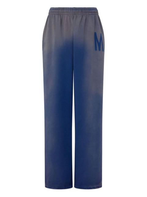 Moschino logo-detail ombre-effect track pants