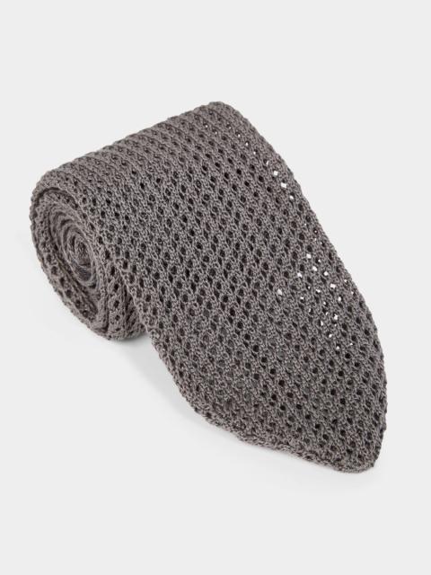 TODD SNYDER Italian Silk Open Weave Knit Tie