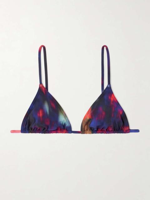 ERES Spatiale printed bikini top