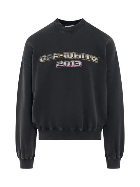 Off-White Digit Bacchus Oversize Sweatshirt in Black
