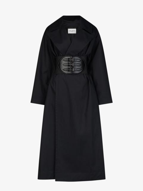 Alaïa COTTON BELTED TRENCH