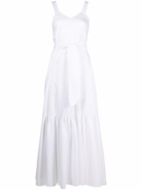 forte_forte panelled tied-waist dress