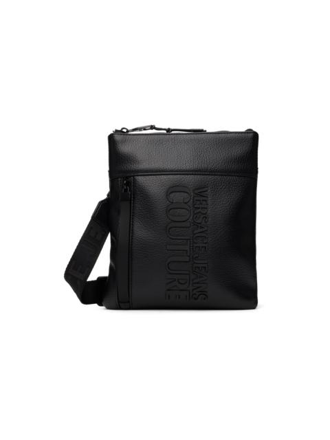 VERSACE JEANS COUTURE 로고 돋을새김된 메신저 부대