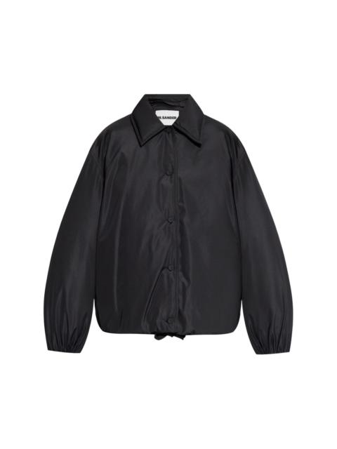 【送料&関税込】Jil Sander Sport Jacket Jil Sander Coated Linen Sport Jacket black | modaoperandi