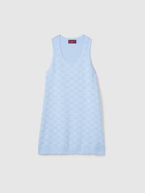 GUCCI GG cotton jacquard mini dress