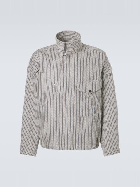 Kiko Kostadinov Farkas cotton and linen-blend jacket