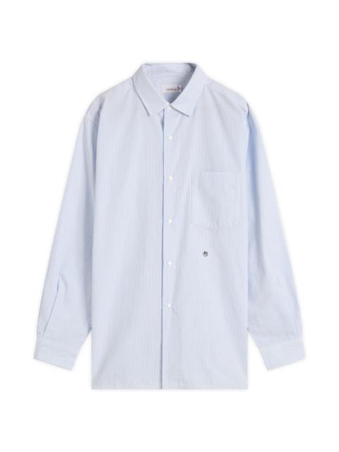 Nanamica Nanamica Regular Collar Stripe Wind Shirt