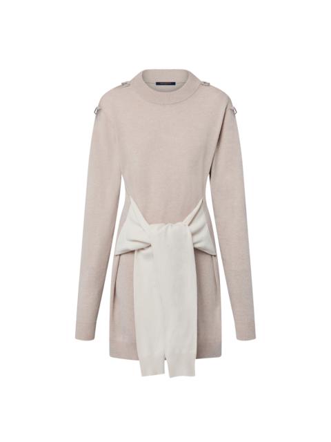 Louis Vuitton Sleeve Tie Knit Dress