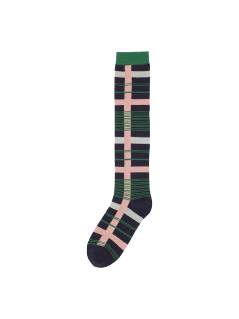 HENRIK VIBSKOV ARCHIVE SOCKS - GREEN PINK ARCHIVE