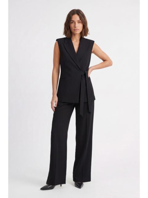KAREN MILLEN Soft Tailored High Waist Wide Leg Trouser
