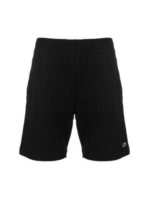 LACOSTE logo-patch track shorts