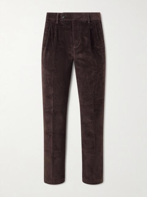 massimo alba Strallo02 Straight-Leg Cotton-Blend Corduroy Trousers