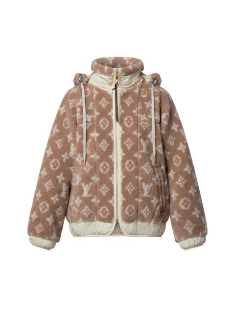 Louis Vuitton Monogram Fleece Hooded Jacket