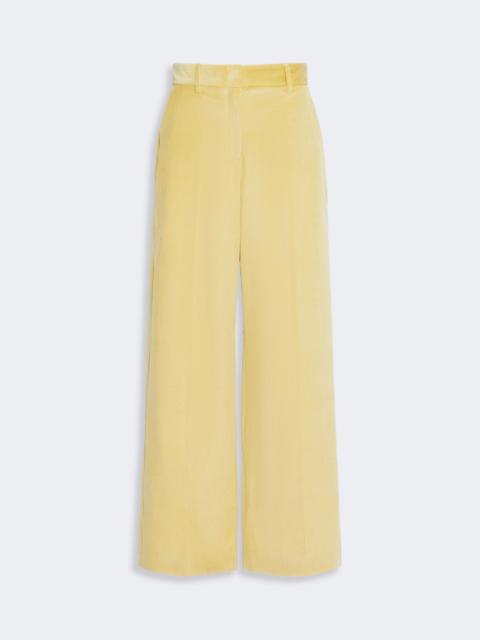 WEEKEND Max Mara TANIA Cotton velvet trousers - HONEY
