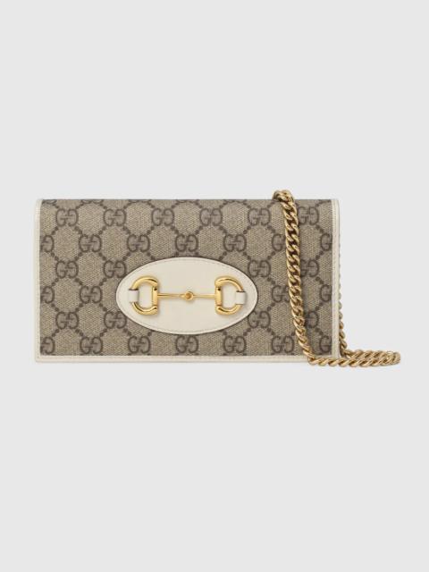 Gucci Horsebit 1955 wallet with chain