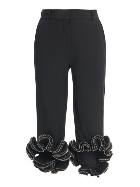 COPERNI Zipper-Detailed Cropped Pants black