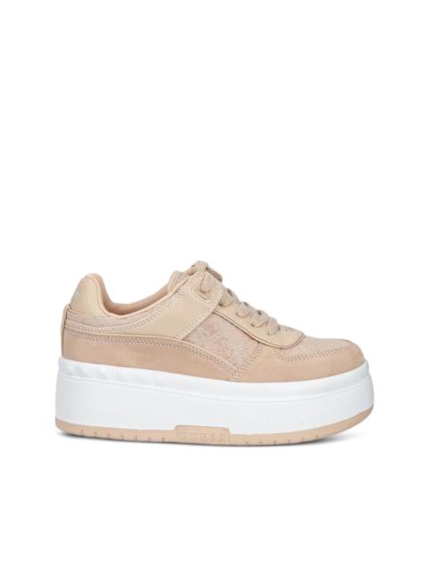 GUESS USA 60mm Ridgee platform lace-up sneakers
