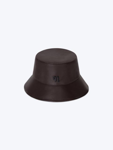 Nanushka Regenerated Leather Bucket Hat